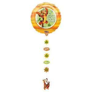    Get Well Balloons  24 Tigger Get Well Drop A Line Toys & Games