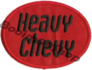 HEAVY CHEVY LOGO EMBROIDERED IRON ON Patch T Shirt Sew  