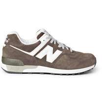 new balance 576 suede and leather sneakers