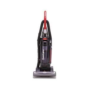 Sanitaire True HEPA Commercial Bagless/Cyclonic Upright Vacuum, Red 