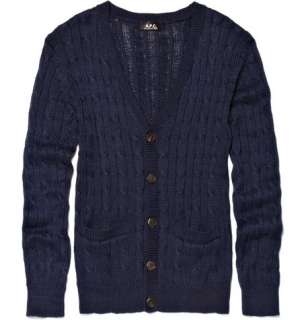  Clothing  Knitwear  Cardigans  Cable Knit Cardigan