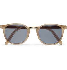 Cutler and Gross Square Frame Acetate and Metal Sunglasses