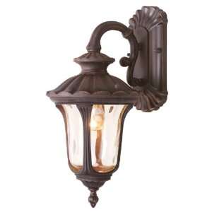  Livex 7651 58 Oxford Outdoor Wall Lantern Imperial Bronze 