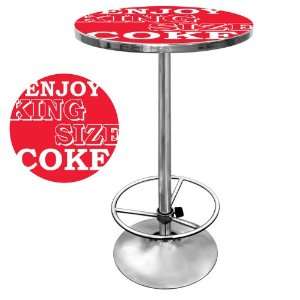    Enjoy King Size Coke   Coca Cola Pub Table