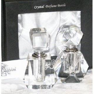 Oleg Cassini Crystal Fluted Perfume Bottle 127360   Set E  