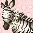 Oopsy Daisy Zoey The Zebra Stretched Canvas Wall Art by Meghann Ohara 