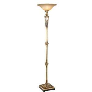   Home The Romance CollectionT Torchiere Tuscan Gold with Mirror Accent