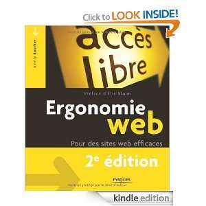 Ergonomie Web  Pour des sites web efficaces (French Edition) Amélie 