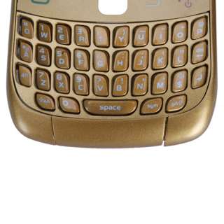 New 4 Piece housing case for BlackBerry Curve 9300 gold  
