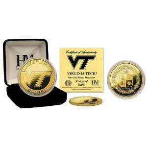  Virginia Tech Hokies 24KT Gold Coin