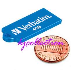 Verbatim 16GB 16G USB Flash Drive Mini Slim BLUE Micro  