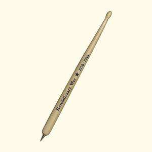  picture revolutionary war drumstick pen ballpoint pen with blue ink 