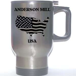   Flag   Anderson Mill, Texas (TX) Stainless Steel Mug 