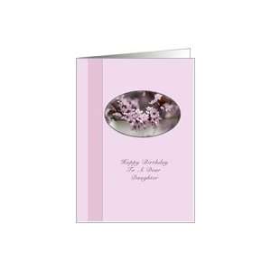  Daughters Birthday Card with Pink Flowers Card Toys 