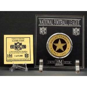  Official 2007 NFL Team Game Coin   Dallas Cowboys Sports 