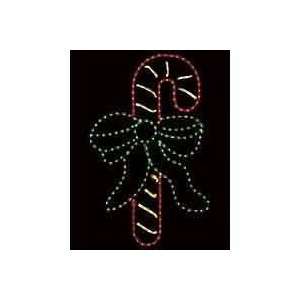  35 Candy Cane with Ribbon