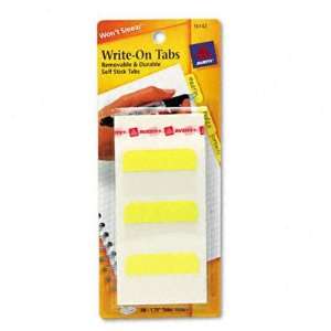  New Self Adhesive Write On Index Tabs 1 3/4in Yellow Case 