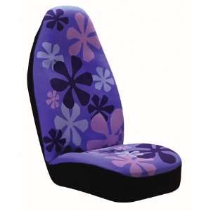  Mod Floral Purple Bucket Seatcover Automotive