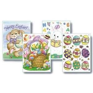    S&S Worldwide Easter Static Clings (Pack of 6)