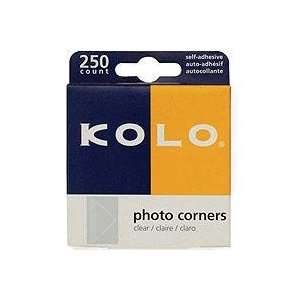  Kolo Polyproplene Self Adhesive Photo Corners, 250 Count 