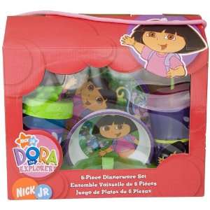 Dora The Explorer 6 Piece Dinnerware Set  Sports 
