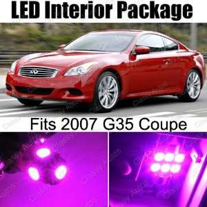  Infiniti G35 coupe PINK Interior LED Package (7 Pieces 