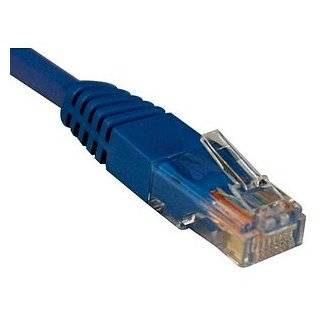 Tripp Lite N002 005 BL 350MHz Cat 5e Molded Patch Cable (Blue, 5 Feet)