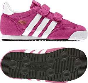 Adidas Dragon Kinder Mädchen Schuhe Bloom Pink Weiss ORIGINALS NEU 