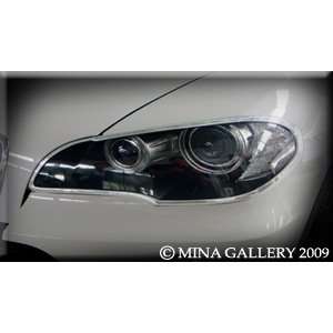 BMW X5 07  Chrome headlight trim