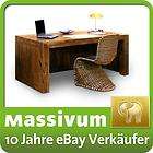 Schreibtisch 180x90 Palisander Holz Möbel Büro Neu CUBE