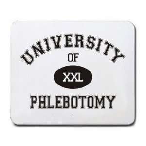  UNIVERSITY OF XXL PHLEBOTOMY Mousepad