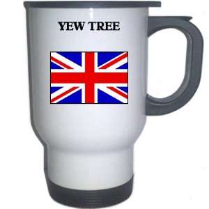  UK/England   YEW TREE White Stainless Steel Mug 