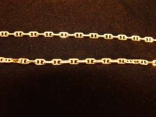 14K Yellow Gold 18 Mariner Link Chain 8.48 Grams  