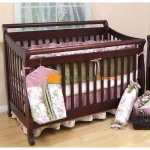    4 in 1 Amy Aspen Solid Wood Cherry Baby Crib