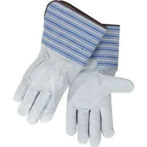 Black Stallion 8FB Quality Split Cowhide Leather Palm Gloves   Full 