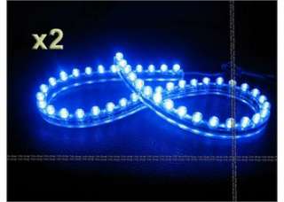   Under car Strip 48 LED Bulb neon Light 12V BLUE Flexible Strip  