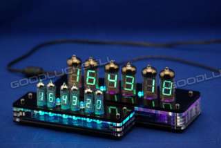 In case Nixie Tube Clock by YS13 3 6Pcs Come with Remote Control 