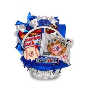 Take Me Out to the Ball Game Yankees Themed Gift Basket