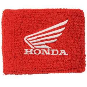  Honda Wing Red/White Brake Reservoir Sock Cover Fits CBR 
