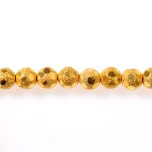  11mm Brass with 18k Gold Plating Findings Round Beads   16 