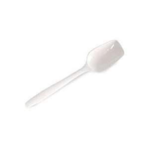  Gourmac White Melamine Mini Spoon in White   7.5 Inches 