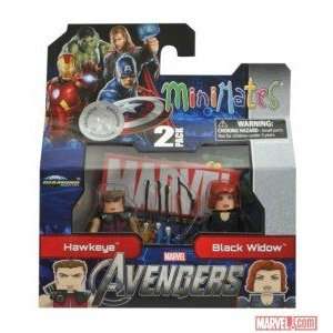 Marvel MiniMates Avengers Movie Exclusive Mini Figure 2Pack Hawkeye 