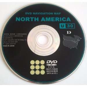 U30 Toyota Lexus OEM Navigation DVD Update GPS Software 