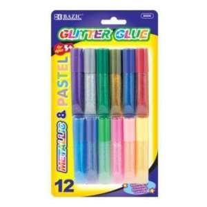  BAZIC 6ml Assorted Color Mini Glitter Glue Case Pack 144 