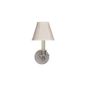  Studio Classic Single Sconce in Antique Nickel with Tissue 