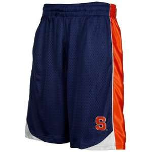 Syracuse Orange Navy Blue Vector Workout Shorts