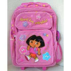  Full size Dora the Explorer Rolling Backpack luggage 