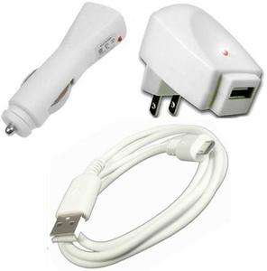   USB 2.0 CABLE+WALL HOME+CAR POWER CHARGER FOR NEW  KINDLE TOUCH