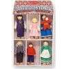 Melissa and Doug 284 Family Wooden Doll Set 000772002844  