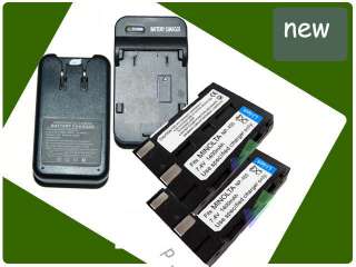 2x Battery & Charger Minolta NP 400 DiMAGE A1 A2 a 7  
